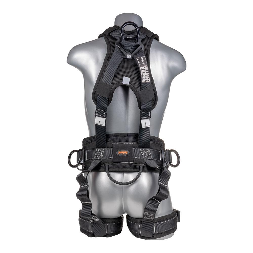 Construction Safety Harness 5 Point, QCB, Padded Back & Leg, Back