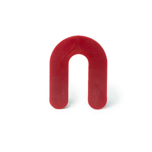 1/8" x 1-1/2" x 2" Plastic Shims Structural Horseshoe U Shaped, Tile Spacers, Red, 100/1000
