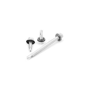 10-16 x 3/4" Drilit® Heavy Duty Self Drilling Screws with Bonded Sealing Washers - #3 Point