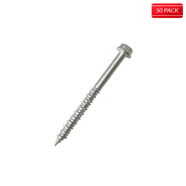 1/4" x 4" Hex Head Aggre-Gator® 300 Series Stainless Bi-Metal Tapcon Concrete Screws Fasteners