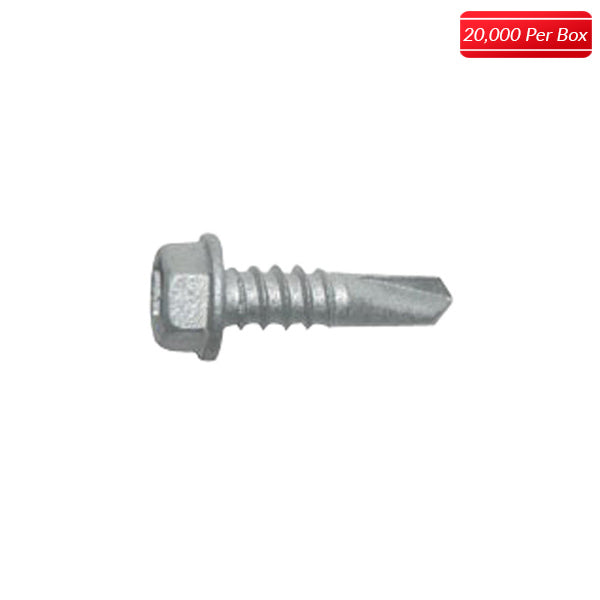 ITW Buildex #6-20 x 3/8" Philips Head (2) Teks Steel to Steel Self-Drilling (20000 per box) - Bridge Fasteners