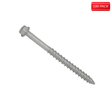 ITW Red Head SHW4-214 1/4" x 2-1/4" Hex Washer Head Stainless Steel Tapcon Climaseal Masonry Anchor (100 Qty.)