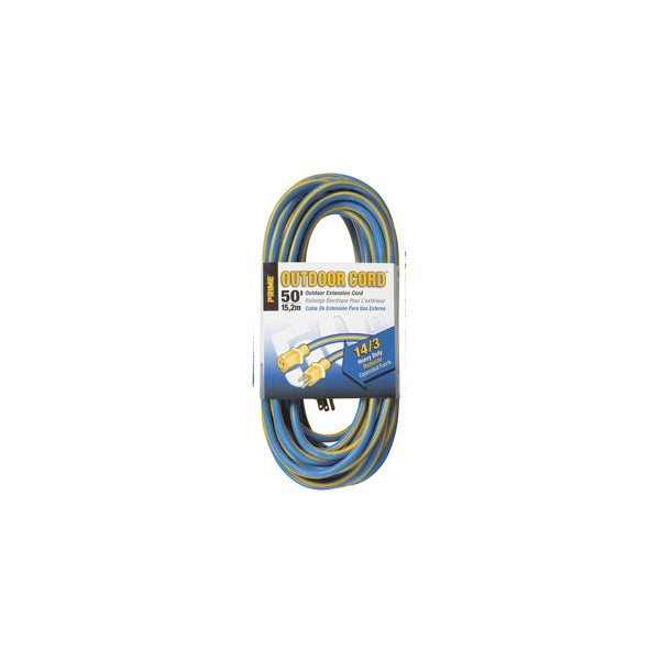 50ft 14/3 SJTW Blue/Yellow Extension Cord (8 per Case)