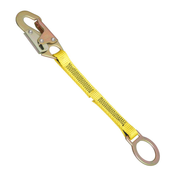 Single Leg D-ring Extender, Locking Snap Hook and large D-ring