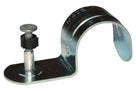 1" ITW Ramset One Hole Conduit Strap with 3/4" Plated Pin