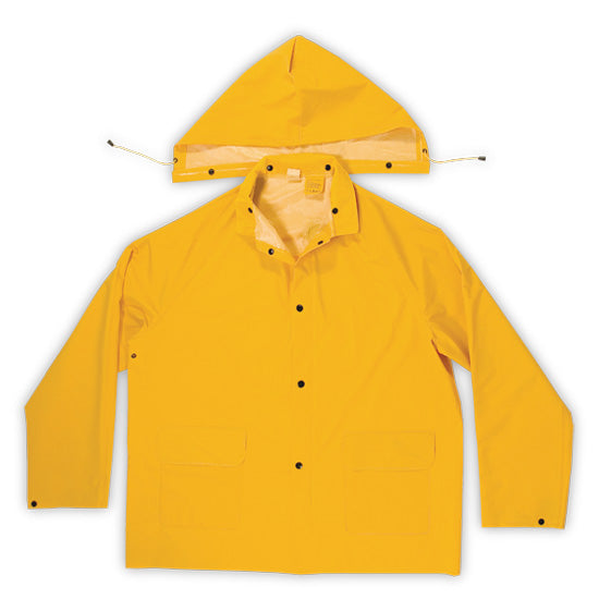 CLC 3 PIECE HEAVYWEIGHT PVC RAIN SUIT CLIMATE GEAR O A Bridge Fasteners