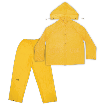CLC 3 PIECE LIGHTWEIGHT PVC RAIN SUIT CLIMATE GEAR Õ Â - Bridge Fasteners