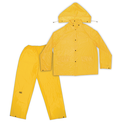 CLC 3 PIECE LIGHTWEIGHT PVC RAIN SUIT CLIMATE GEAR Õ Â - Bridge Fasteners