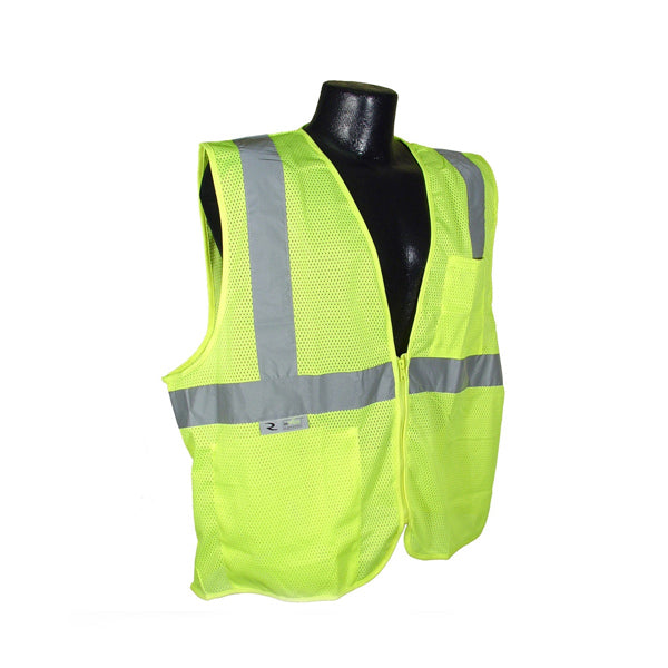 Radians SV2Z Economy Class 2 Vests with Zipper Closure - Bridge Fasteners