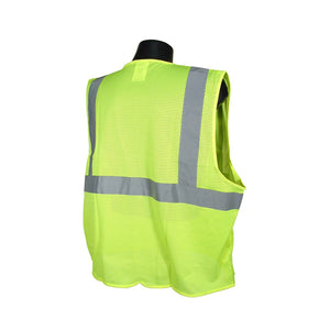 Radians SV2Z Economy Class 2 Vests with Zipper Closure - Bridge Fasteners