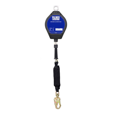 50' Self Retracting Descent Device / Self-Retracting Galvanized Cable Lifeline with Small Hook - Defender Safety Products