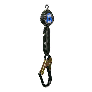 6' Self Retracting Descent Device / Self-Retracting Lifeline with Aluminum Rebar Hook - Defender Safety Products