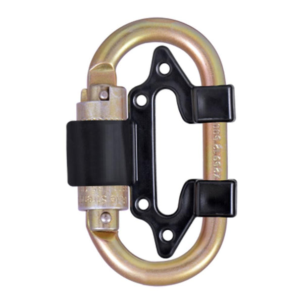 Dual Leg Self Retracting Descent Device (SRD) Converter with a C111 Carabiner and SRD Plastic Connector - Defender Safety Products