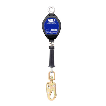 10' Self Retracting Descent Device / Self-Retracting Galvanized Cable Lifeline with Small Hook - Defender Safety Products