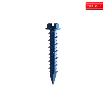 Titen Concrete and Masonry 1/4 x 1 3/4 Hex Head Screw 100 QTY.