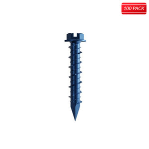 Titen Concrete and Masonry 3/16 x 1 3/4 Hex Head Screw 100 QTY.