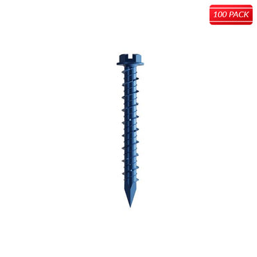 Titen Concrete and Masonry 3/16 x 4 Hex Head Screw 100 QTY.