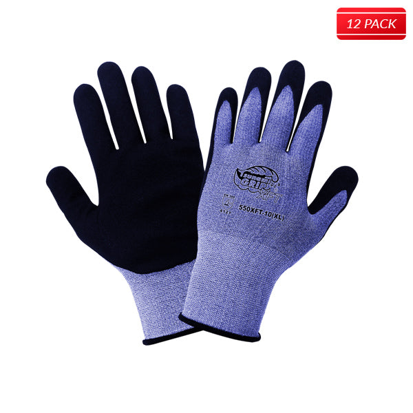 Tsunami Grip® 550XFT Extreme Foam Nitrile Coated Work Glove 12 PAIR
